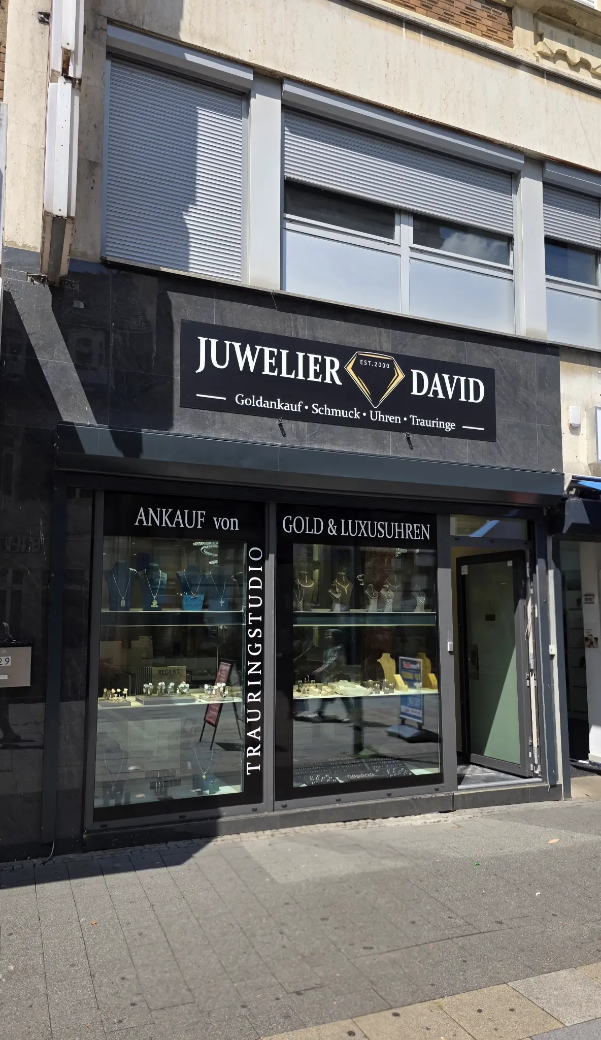 Juwelier David Außenansicht